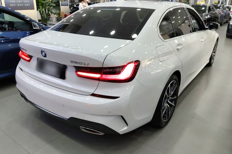 Used BMW 3 Series 2021 Second Facelift 320Li M Sport Package Rear Right 45 Deg