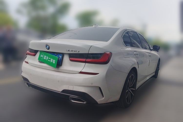 Used BMW 3 Series 2021 Second Facelift 320Li M Sport Package Rear Right 45 Deg