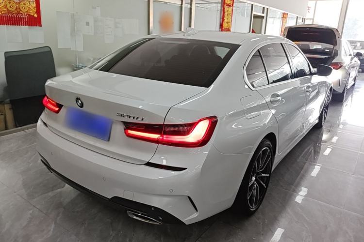 Used BMW 3 Series 2021 Second Facelift 320Li M Sport Package Rear Right 45 Deg