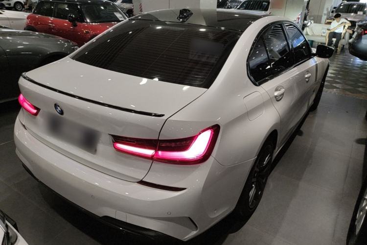 Used BMW 3 Series 2021 Second Facelift 325i M Sport Night Edition Package Rear Right 45 Deg