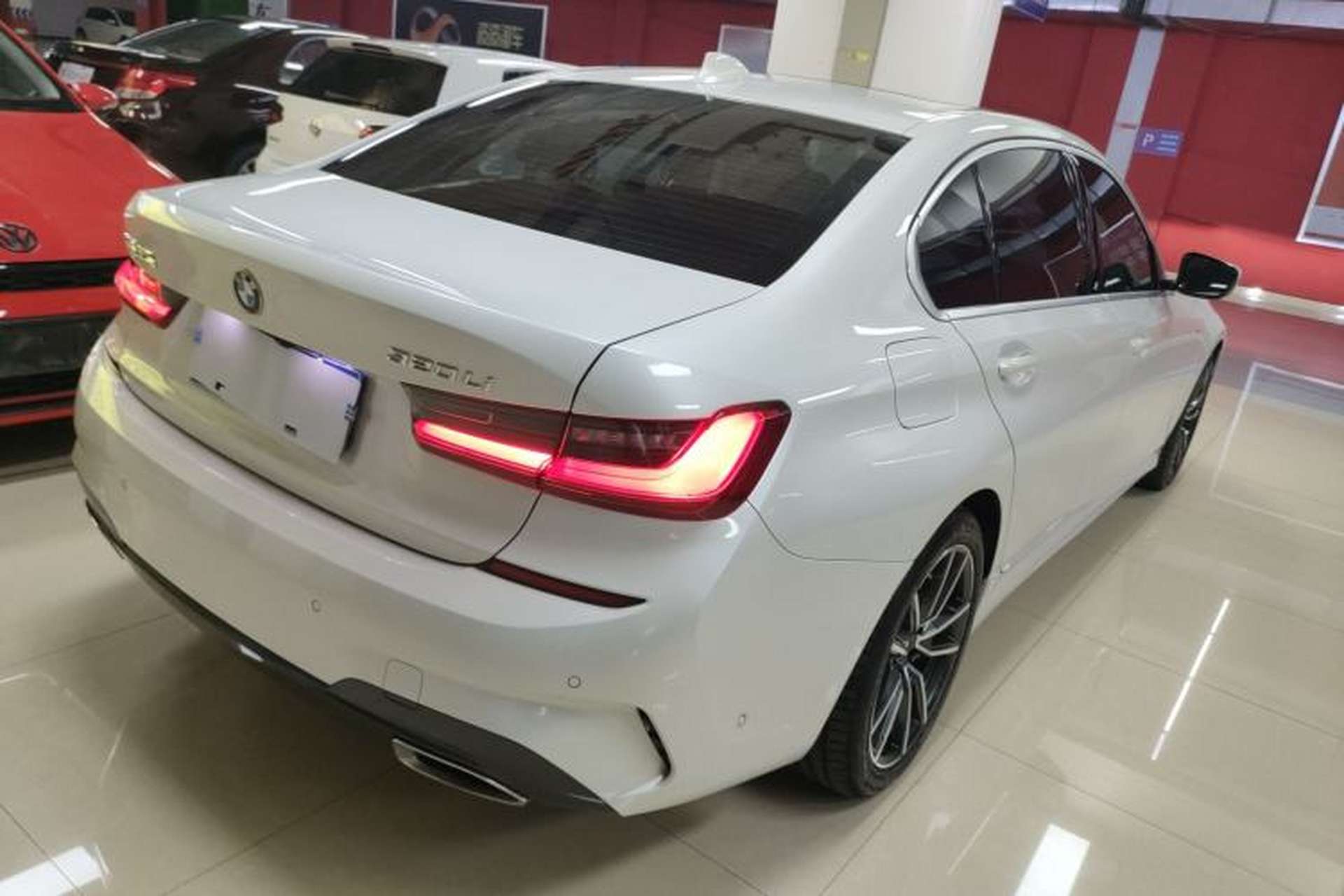 Used BMW 3 Series 2021 Facelifted 320Li M Sport Package Rear Right 45 Deg