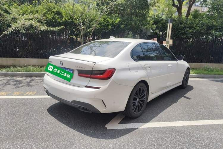 Used BMW 3 Series 2021 Restyled 330Li xDrive M Sport Night Edition Package Rear Right 45 Deg