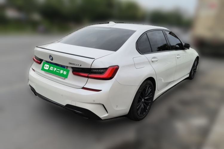 Used BMW 3 Series 2021 325Li M Sport Shadowline Package Rear Right 45 Deg