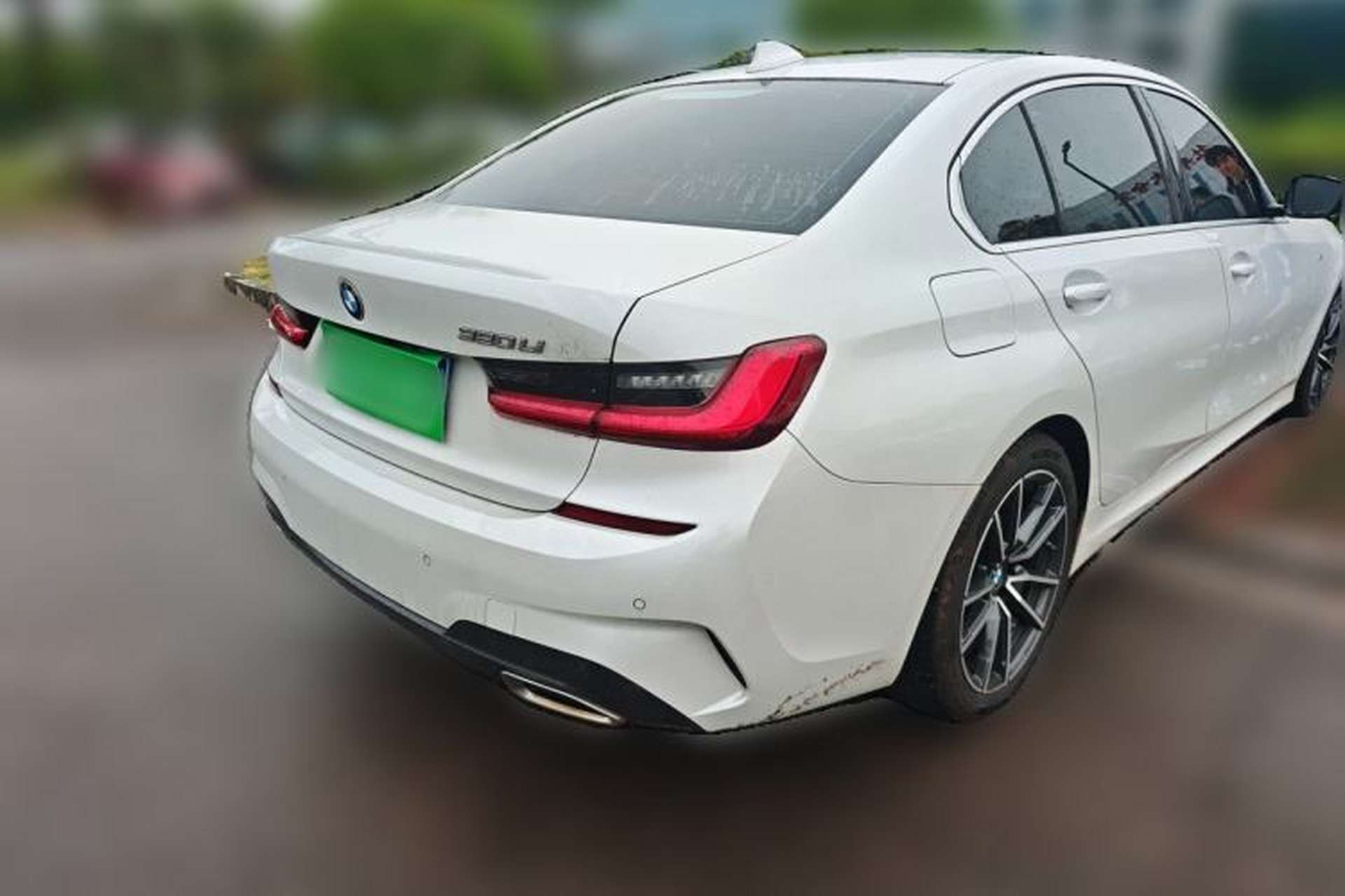 Used BMW 3 Series 2021 Second Facelift 320Li M Sport Package Rear Right 45 Deg