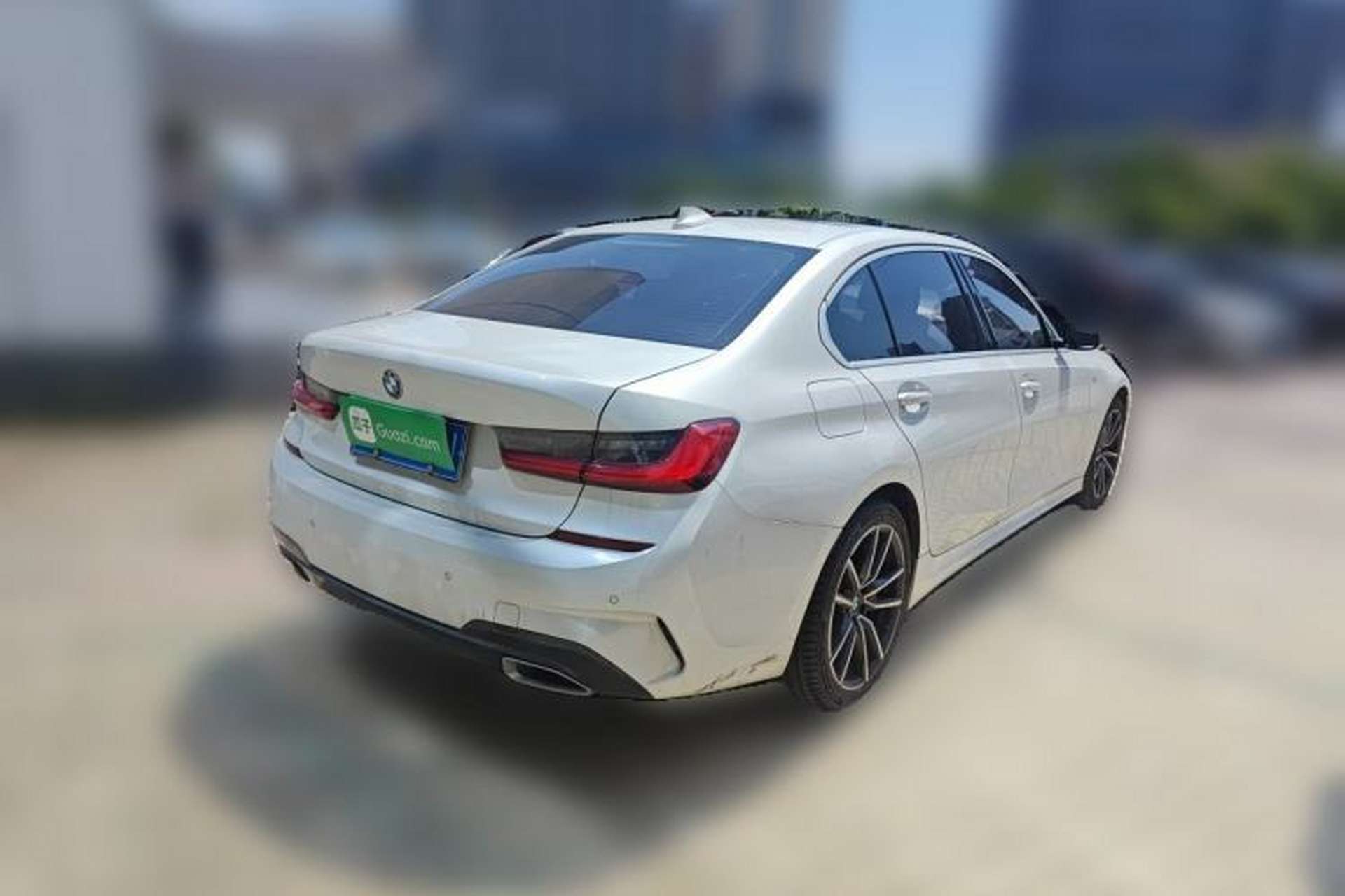 Used BMW 3 Series 2021 320Li M Sport Package Rear Right 45 Deg