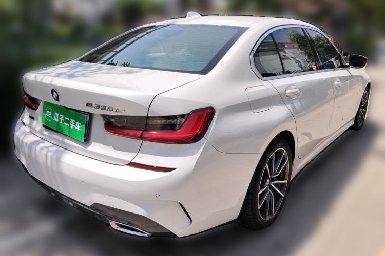 Used BMW 3 Series 2021 Second Facelift 320Li M Sport Package Rear Right 45 Deg