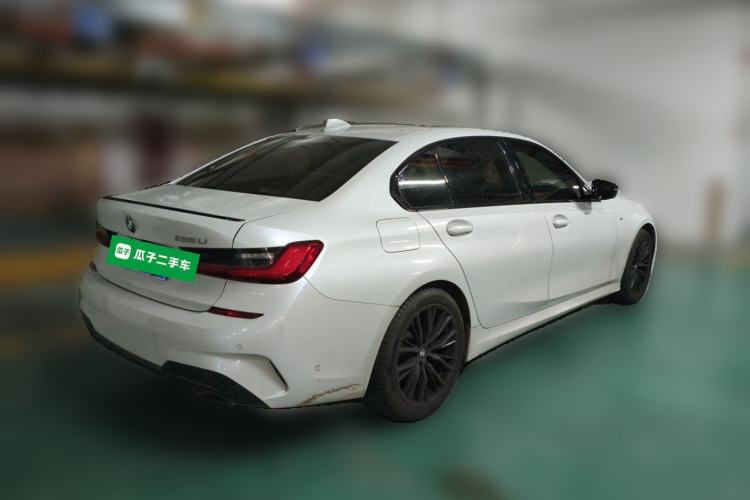Used BMW 3 Series 2021 Second Facelift 325Li M Sport Night Edition Package Rear Right 45 Deg