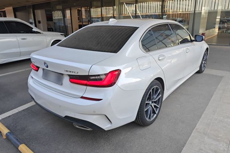 Used BMW 3 Series 2021 Second Facelift 320Li M Sport Package Rear Right 45 Deg