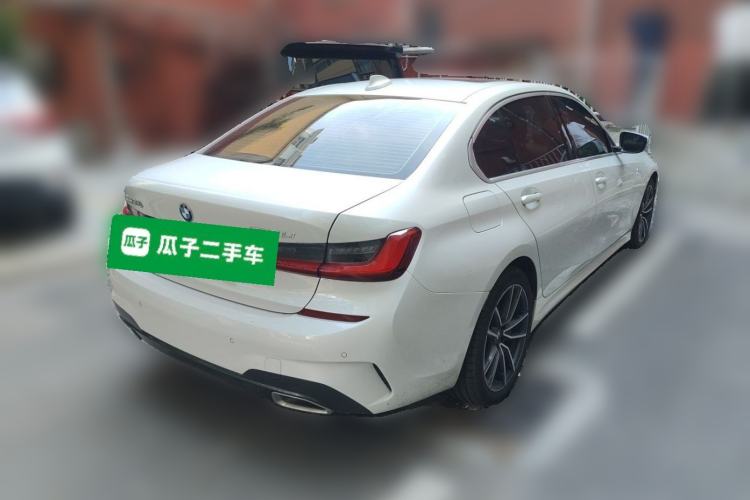 Used BMW 3 Series 2021 Second Facelift 320Li M Sport Package Rear Right 45 Deg