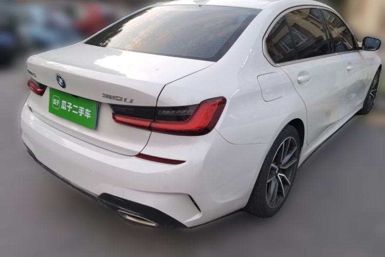 Used BMW 3 Series 2021 Second Facelift 320Li M Sport Package Rear Right 45 Deg