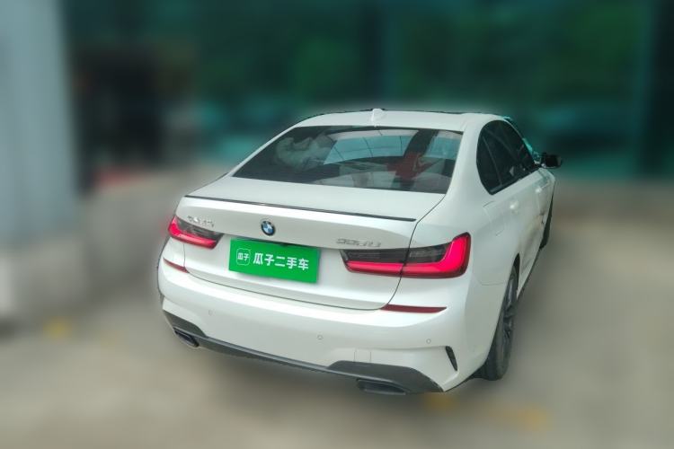 Used BMW 3 Series 2021 325Li M Sport Shadowline Package Rear Right 45 Deg