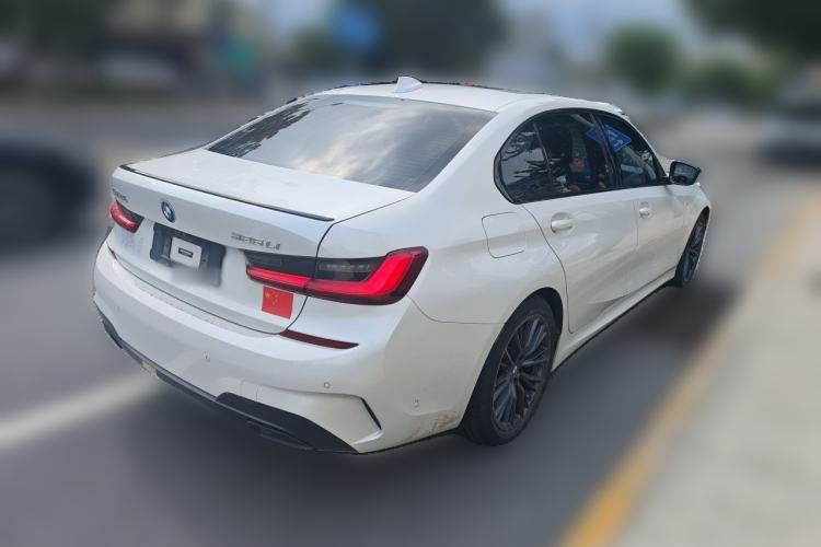 Used BMW 3 Series 2021 325Li M Sport Shadowline Package Rear Right 45 Deg