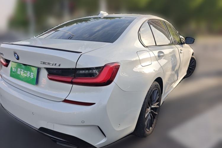 Used BMW 3 Series 2021 Second Facelift 325Li M Sport Night Edition Package Rear Right 45 Deg