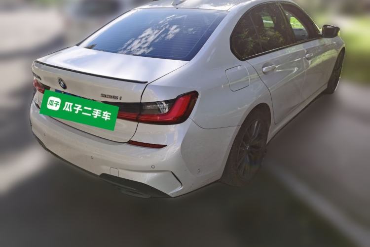 Used BMW 3 Series 2021 325i M Sport Night Edition package Rear Right 45 Deg