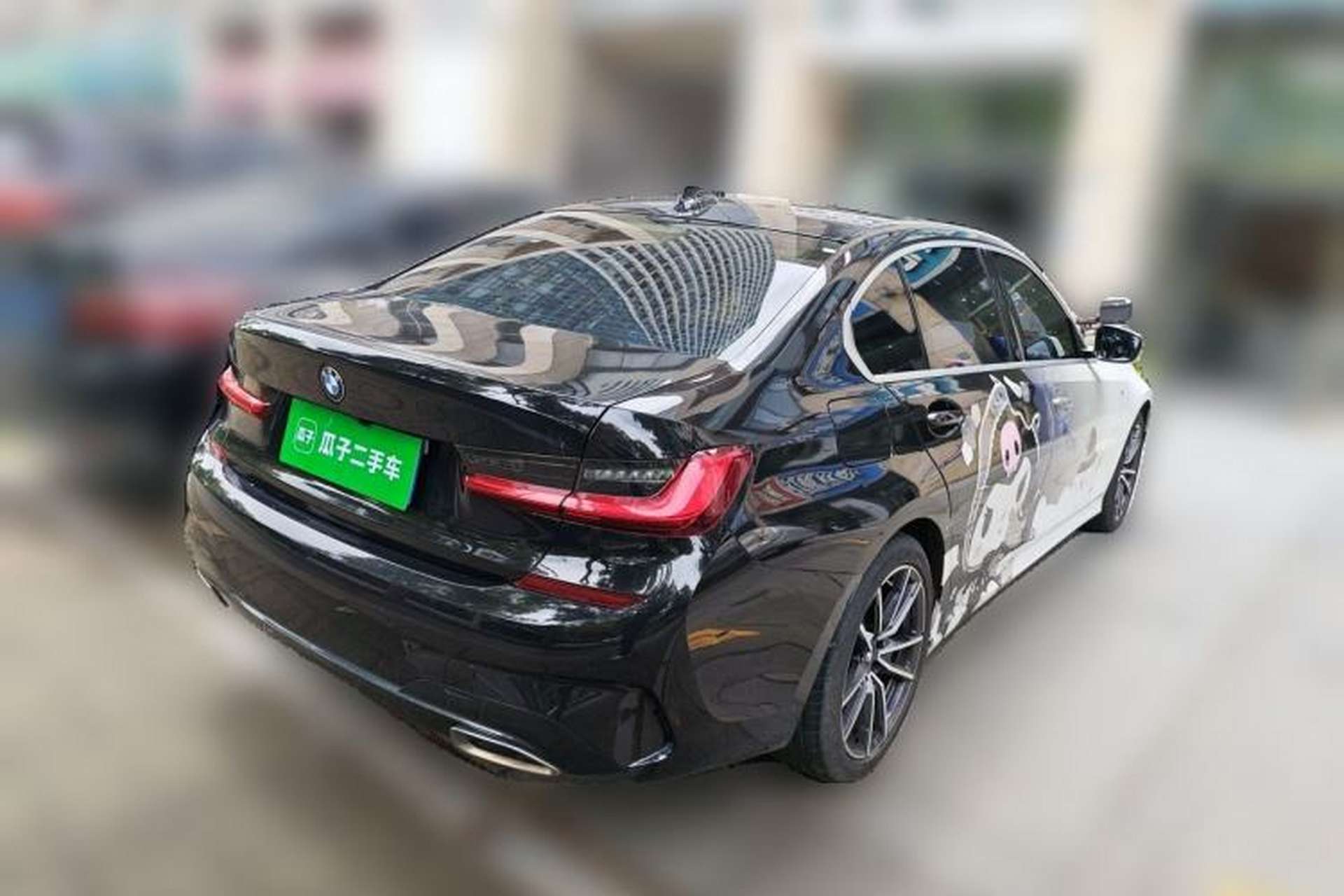Used BMW 3 Series 2021 Facelifted 320Li M Sport Package Rear Right 45 Deg
