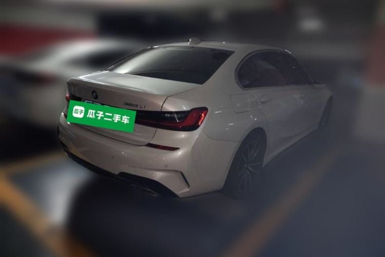 Used BMW 3 Series 2021 Second Facelift 320Li M Sport Package Rear Right 45 Deg