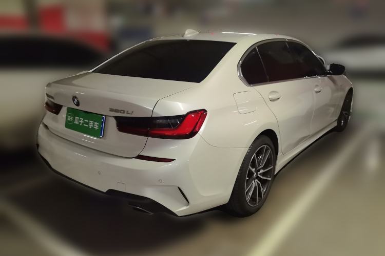 Used BMW 3 Series 2021 Facelifted 320Li M Sport Package Rear Right 45 Deg