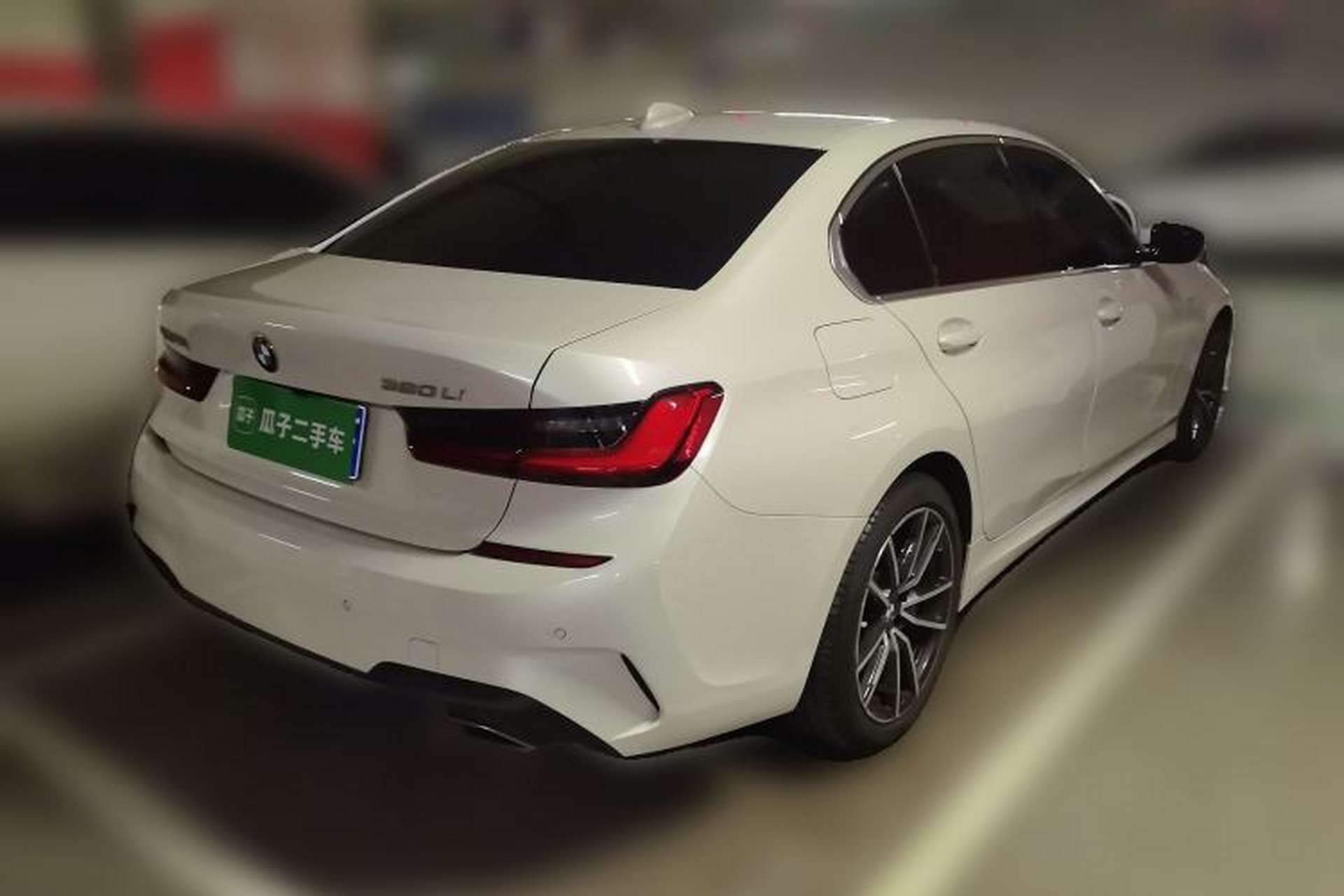 Used BMW 3 Series 2021 Facelifted 320Li M Sport Package Rear Right 45 Deg