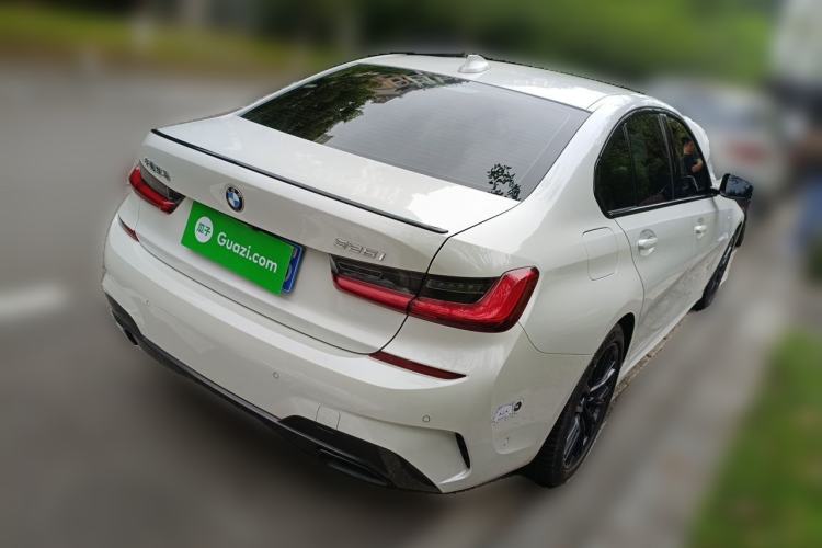 Used BMW 3 Series 2021 Second Facelift 325i M Sport Night Edition Package Rear Right 45 Deg