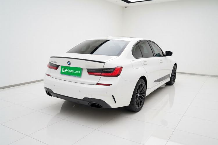 Used BMW 3 Series 2021 Second Facelift 325Li M Sport Night Edition Package Rear Right 45 Deg