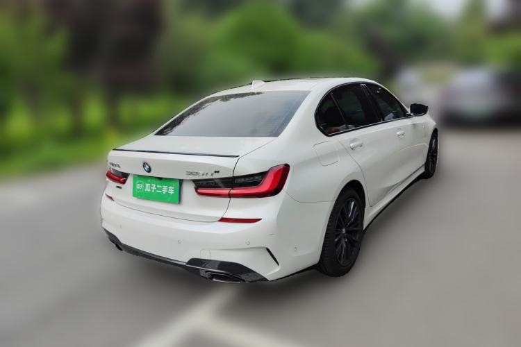 Used BMW 3 Series 2021 325Li M Sport Shadowline Package Rear Right 45 Deg