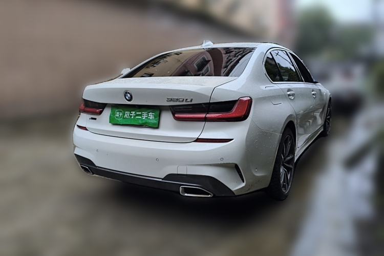 Used BMW 3 Series 2021 Second Facelift 325Li xDrive M Sport Package Rear Right 45 Deg