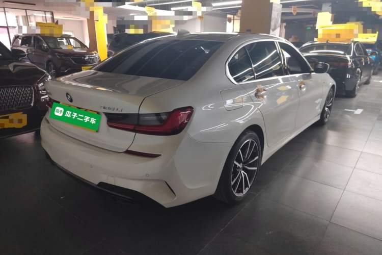 Used BMW 3 Series 2021 320Li M Sport Package Rear Right 45 Deg