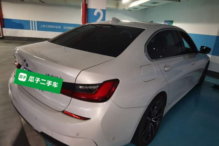 Used BMW 3 Series 2021 Second Facelift 325Li M Sport Package Rear Right 45 Deg