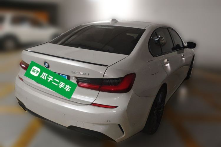 Used BMW 3 Series 2021 325Li M Sport Shadowline Package Rear Right 45 Deg