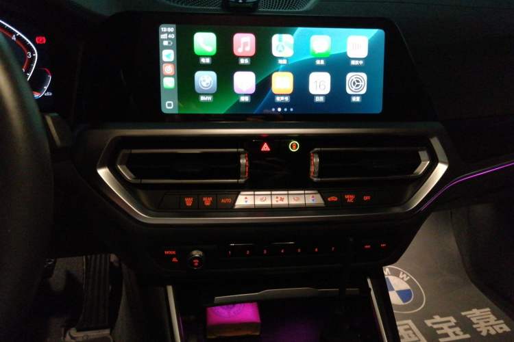 Used BMW 3 Series 2022 325Li M Sport Package Audio And AC Panel