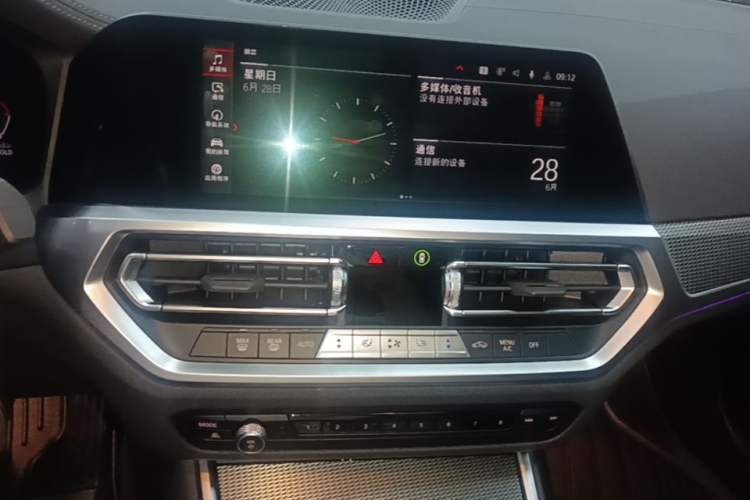 Used BMW 3 Series 2022 Revised 325i M Sport Night Edition Package Audio And AC Panel