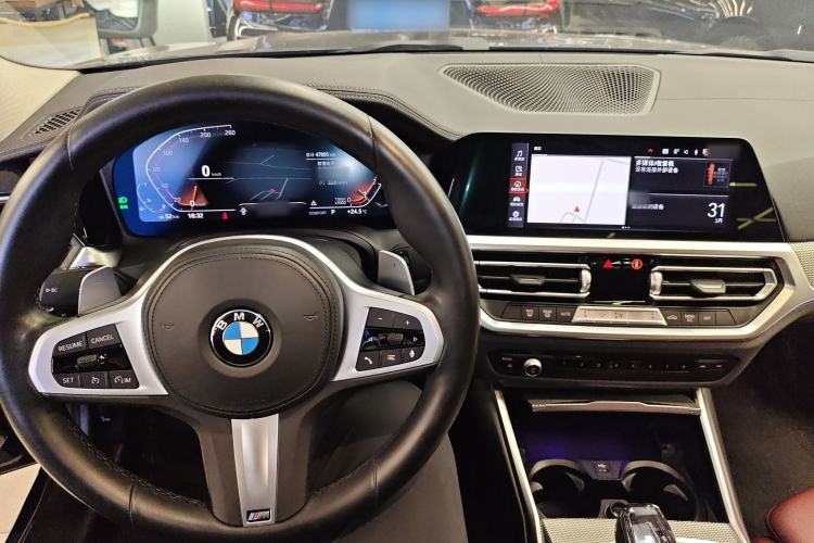 Used BMW 3 Series 2022 325i M Sport Night Edition Package Center Console
