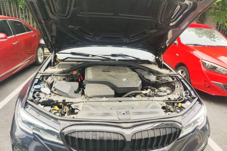 Used BMW 3 Series 2022 325Li M Sport Night Edition Package Engine Bay