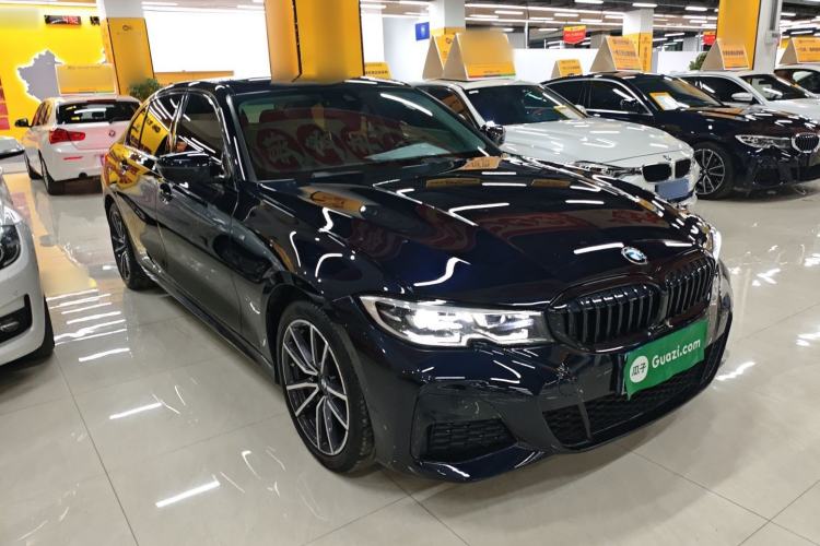 Used BMW 3 Series 2022 Updated 325Li M Sport Package Front Right 45 Deg