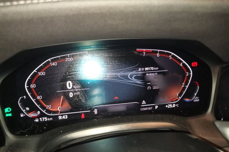 Used BMW 3 Series 2022 Revised 325i M Sport Night Edition Package Instrument Cluster