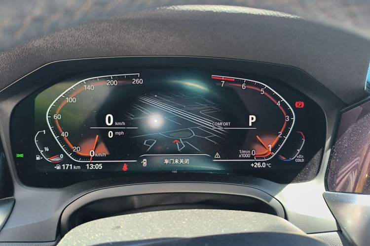 Used BMW 3 Series 2022 Updated 325Li M Sport Package Instrument Cluster