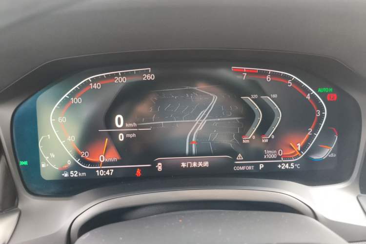 Used BMW 3 Series 2022 Updated 325i M Sport Package Instrument Cluster