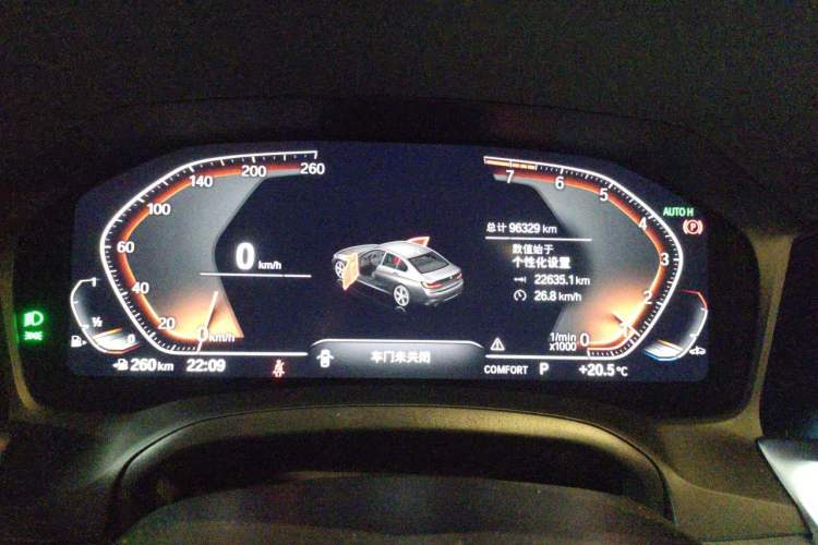 Used BMW 3 Series 2022 Updated 325i M Sport Package Instrument Cluster