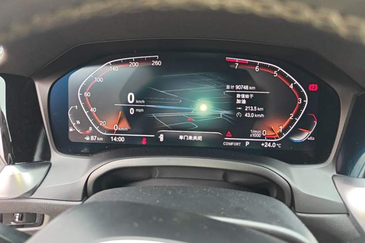Used BMW 3 Series 2022 Revised 325i M Sport Night Edition Package Instrument Cluster