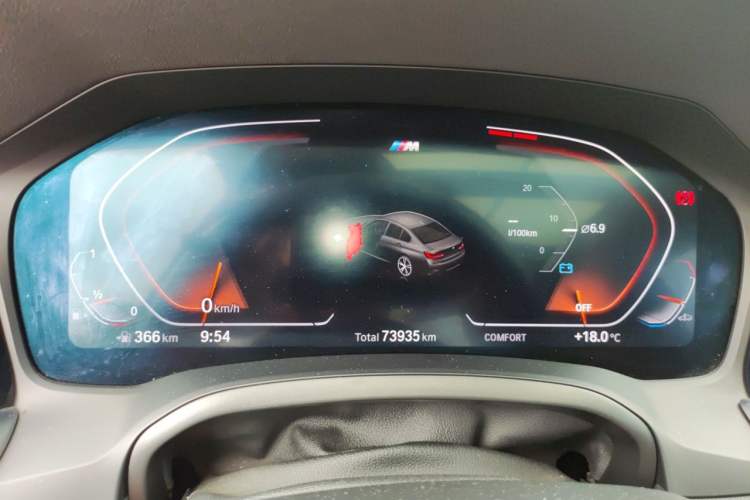 Used BMW 3 Series 2022 Updated 325Li M Sport Package Instrument Cluster