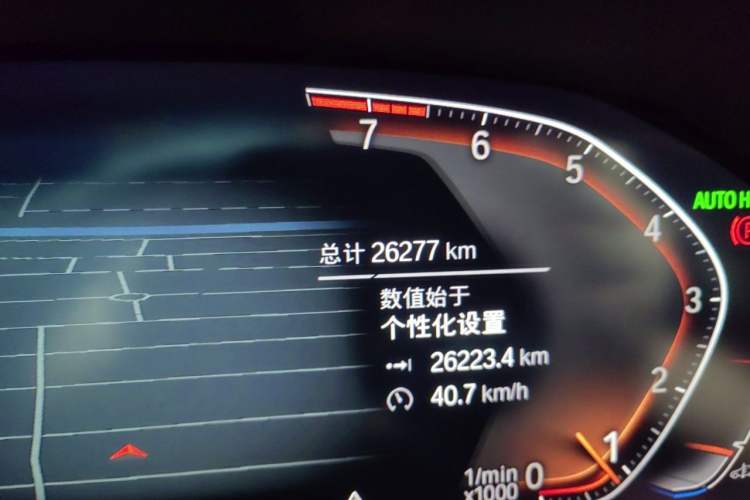 Used BMW 3 Series 2022 Revised 325i M Sport Night Edition Package Odometer Close Up