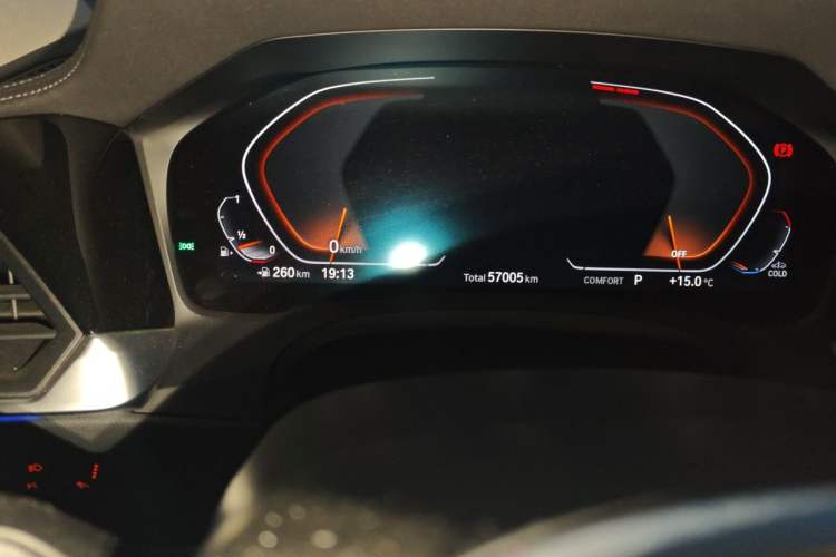 Used BMW 3 Series 2022 325Li M Sport Night Edition Package Odometer Close Up