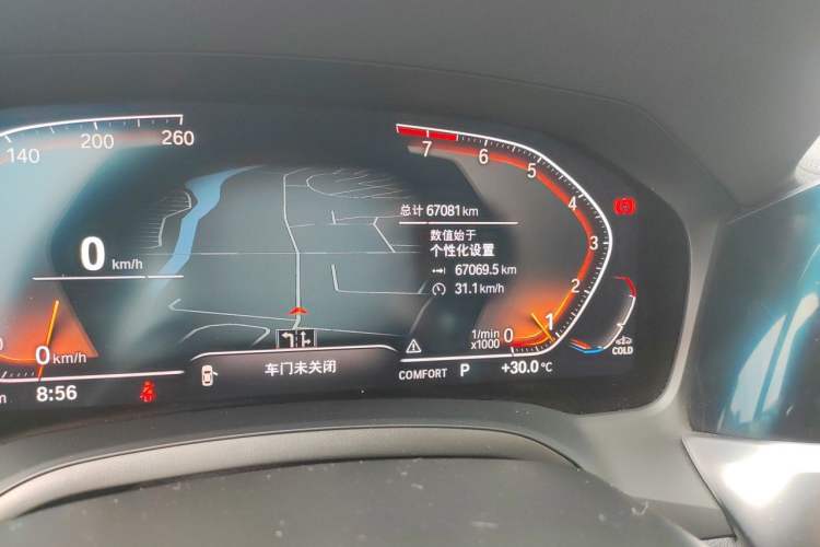 Used BMW 3 Series 2022 Restyled 325Li M Sport Night Edition Package Odometer Close Up