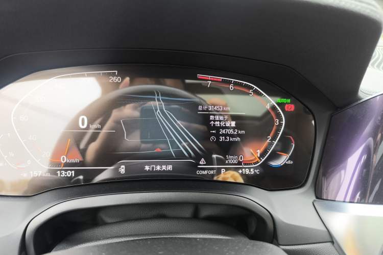 Used BMW 3 Series 2022 Restyled 325Li M Sport Night Edition Package Odometer Close Up
