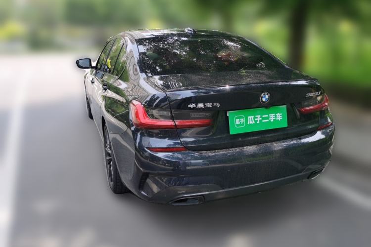 Used BMW 3 Series 2022 325i M Sport Night Edition Package Rear Left 45 Deg