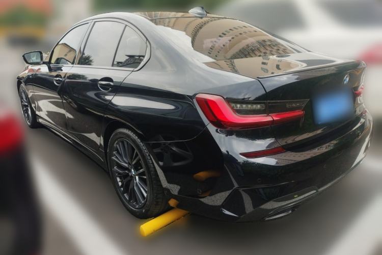 Used BMW 3 Series 2022 325i M Sport Night Edition Package Rear Left 45 Deg