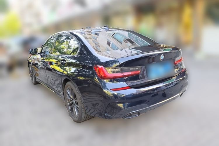 Used BMW 3 Series 2022 Restyled 325Li M Sport Night Edition Package Rear Left 45 Deg