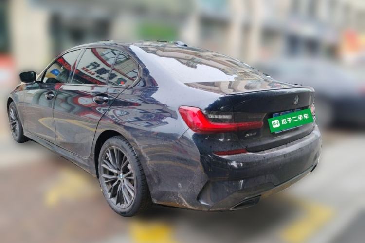 Used BMW 3 Series 2022 Restyled 330Li xDrive M Sport Night Edition Package Rear Left 45 Deg