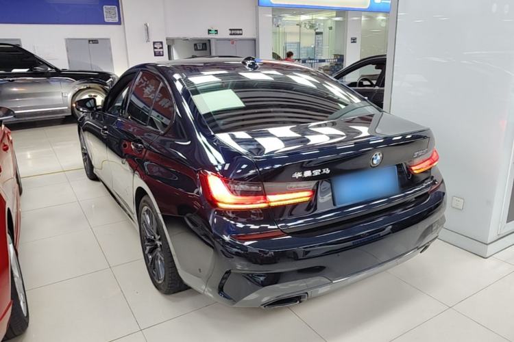 Used BMW 3 Series 2022 325i M Sport Night Edition Package Rear Left 45 Deg