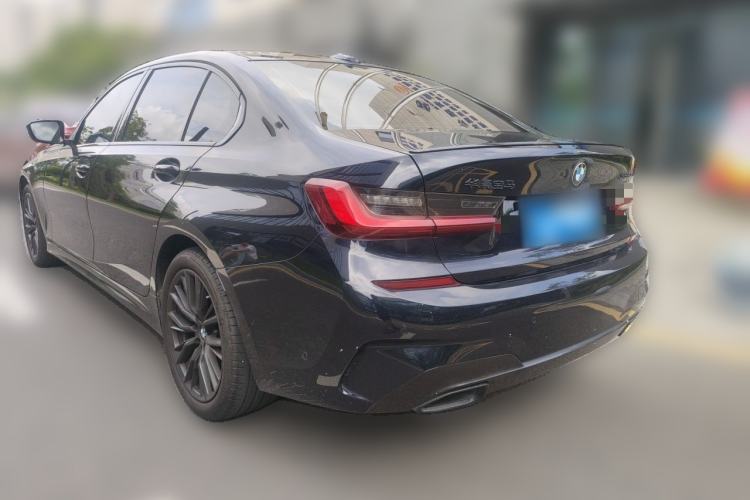Used BMW 3 Series 2022 325Li M Sport Night Edition Package Rear Left 45 Deg